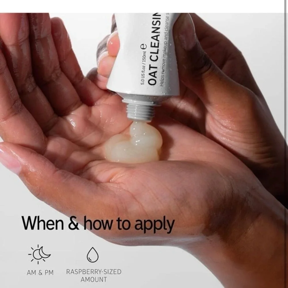 The INKEY List Oat Cleansing Balm 5 Fl Oz/150ml, Dissolves Makeup, Nourishing Sk